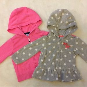 Carter's Baby Girl 6 month Hoodie Jackets